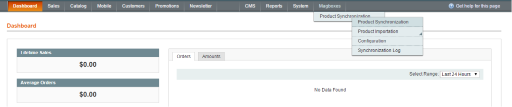 Magboxes Product Synchronization Option