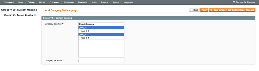 Magboxes Product Synchro Product Categories Mapping