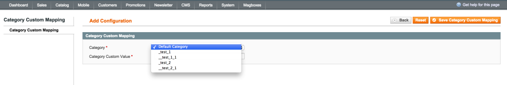 Magboxes Product Synchro Product Classification Mapping