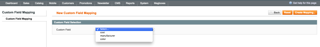 Magboxes Product Synchro Product Classification Mapping