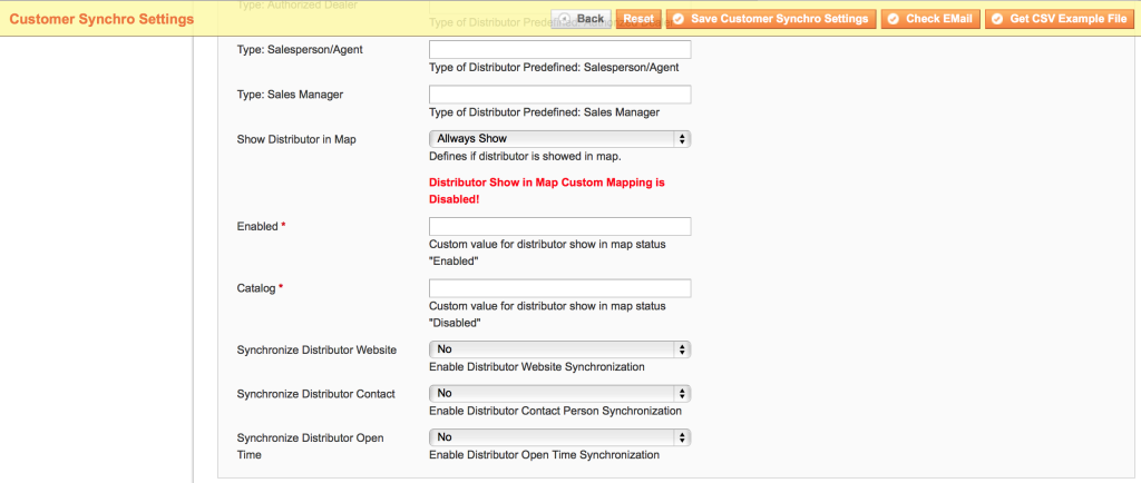 Magboxes Customer Synchronization - Distribution and Google Maps